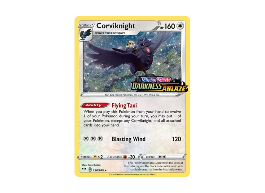 Corviknight R [189-PROMOTIONAL-CARD 156/189] (Promotional Card)