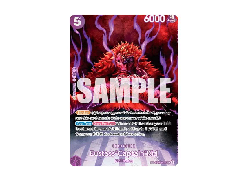 Eustass"Captain"Kid SR-SPC [OP05-074] [EN] (Booster Pack "500 Years In The Future")