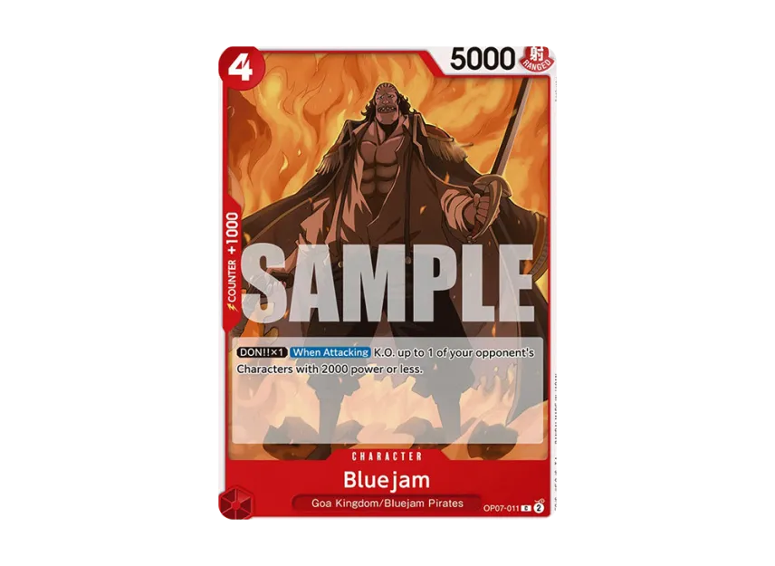 Bluejam C [OP07-011] [EN] (Booster Pack "500 Years In The Future")