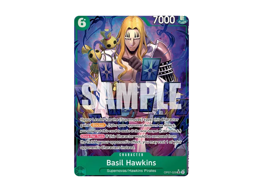 Basil Hawkins SR-P [OP07-029] [EN] (Booster Pack "500 Years In The Future")