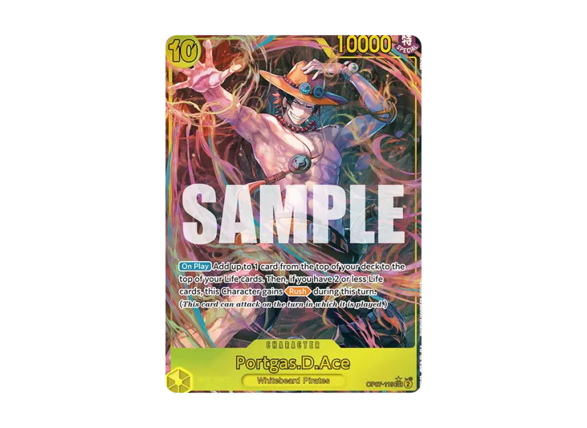 Portgas.D.Ace SEC-P [OP07-119] [EN] (Booster Pack "500 Years In The Future")
