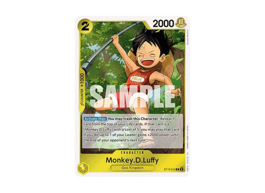 Monkey.D.Luffy C [ST13-014] [EN] (Ultra DecK "The Three Brothers")