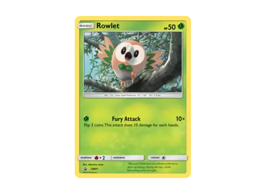 Rowlet P [SM01] (Sun & Moon "Promotional Card")