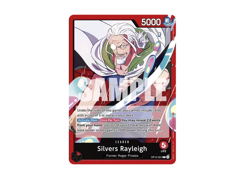 Silvers Rayleigh L [OP12-001] [EN] (Booster Pack "LEGACY OF THE MASTER")