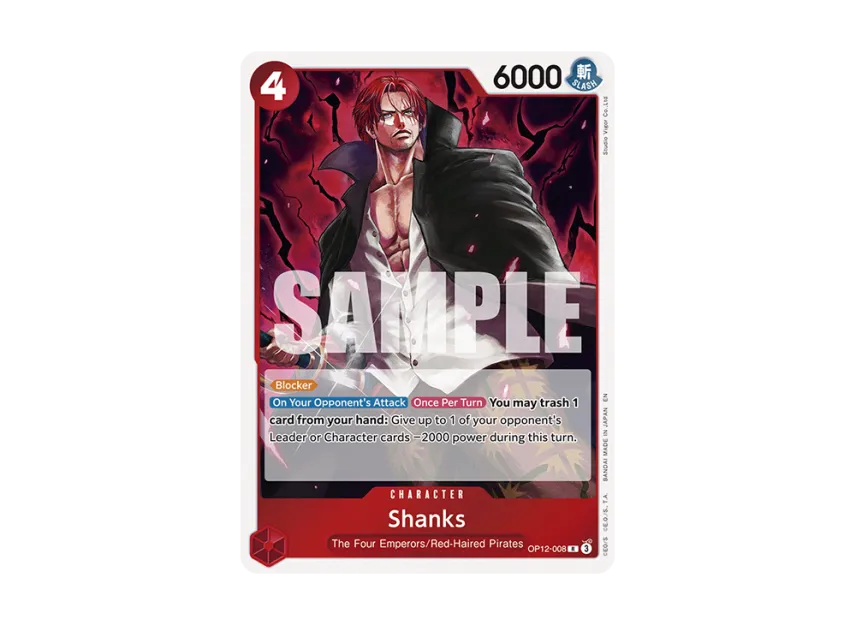 Shanks R [OP12-008] [EN] (Booster Pack "LEGACY OF THE MASTER")