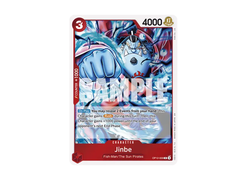 Jinbe R [OP12-009] [EN] (Booster Pack "LEGACY OF THE MASTER")