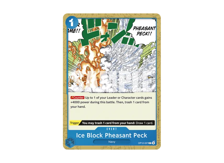 Ice Block Pheasant Peck C [OP12-057] [EN] (Booster Pack "LEGACY OF THE MASTER")