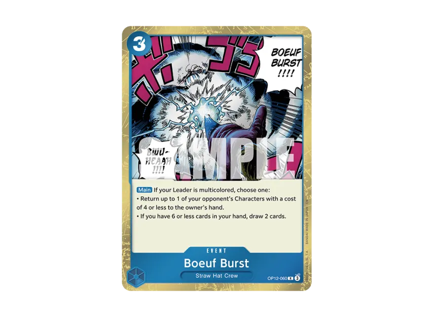 Boeuf Burst R [OP12-060] [EN] (Booster Pack "LEGACY OF THE MASTER")