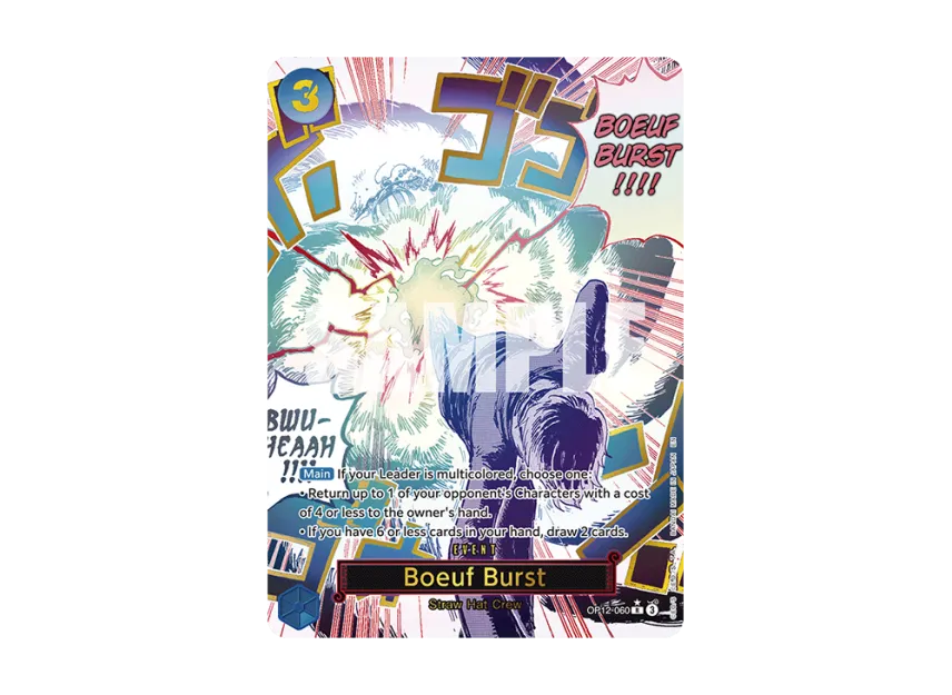 Boeuf Burst R-P [OP12-060] [EN] (Booster Pack "LEGACY OF THE MASTER")