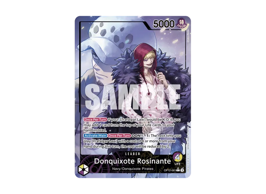 Donquixote Rosinante L-P [OP12-061] [EN] (Booster Pack "LEGACY OF THE MASTER")