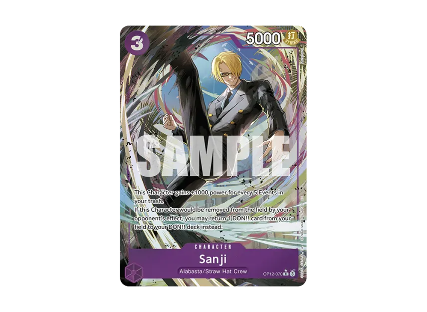 Sanji R-P [OP12-070] [EN] (Booster Pack "LEGACY OF THE MASTER")