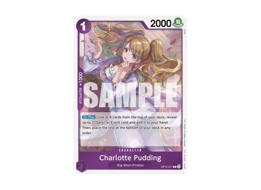 Charlotte Pudding R [OP12-071] [EN] (Booster Pack "LEGACY OF THE MASTER")