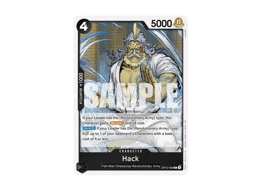 Hack R [OP12-089] [EN] (Booster Pack "LEGACY OF THE MASTER")
