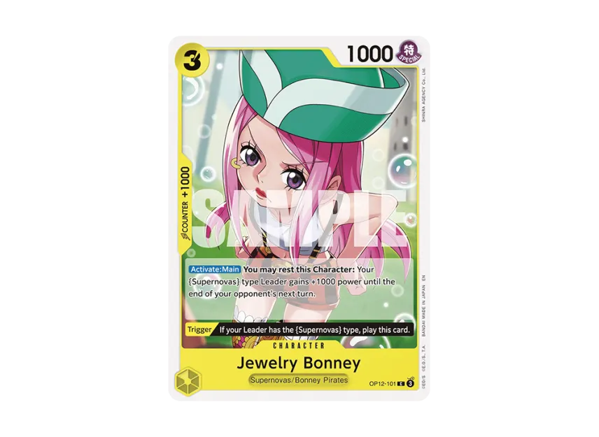 Jewelry Bonney C [OP12-101] [EN] (Booster Pack "LEGACY OF THE MASTER")