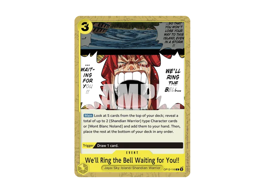We'll Ring the Bell Waiting for You!! C [OP12-116] [EN] (Booster Pack "LEGACY OF THE MASTER")