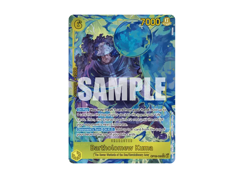 Bartholomew Kuma SEC-P [OP12-119] [EN] (Booster Pack "LEGACY OF THE MASTER")