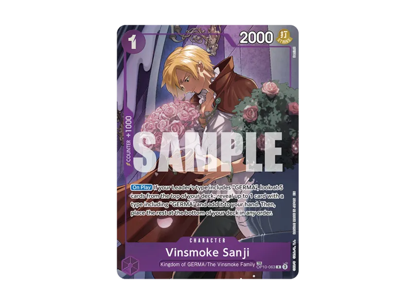 Vinsmoke Sanji R-TR [OP10-063] [EN] (Booster Pack "LEGACY OF THE MASTER")
