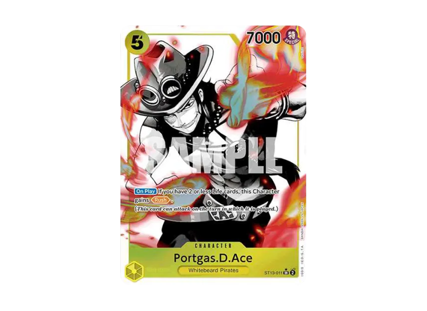 Portgas.D.Ace SR-P [ST13-011] [EN] (Ultra DecK "The Three Brothers")