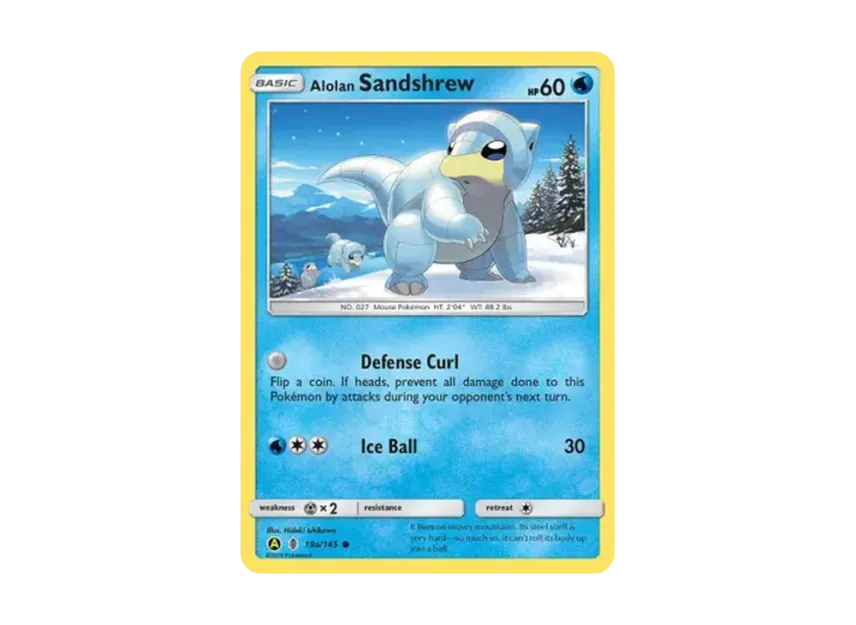 Alolan Sandshrew C [19A/145] (Promotional Card)