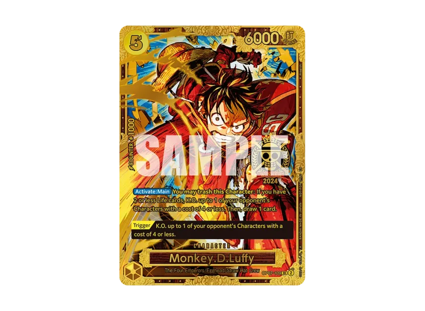 Monkey.D.Luffy : 1st Place SR [OP07-109] [EN] (Promotional Card "Championship 2024 World Final")