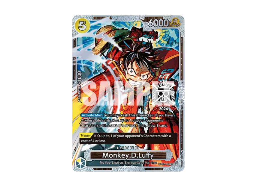 Monkey.D.Luffy : 2nd Place SR [OP07-109] [EN] (Promotional Card "Championship 2024 World Final")