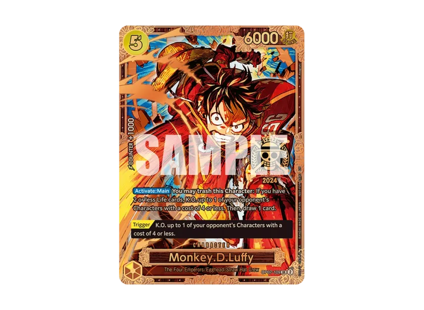 Monkey.D.Luffy : 3rd Place SR [OP07-109] [EN] (Promotional Card "Championship 2024 World Final")