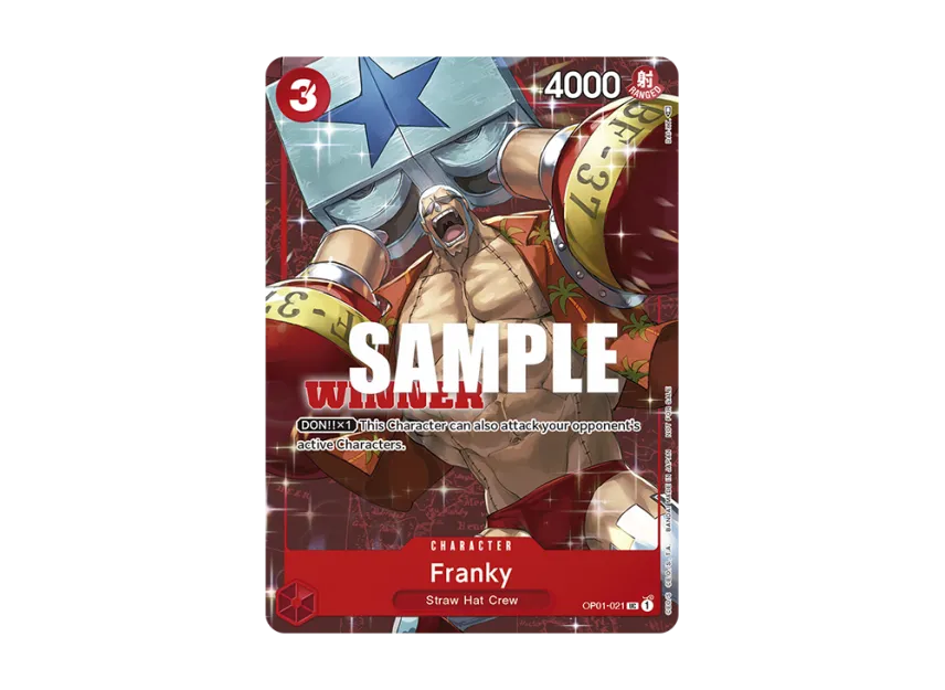 Franky : Winner UC [OP01-021] [EN] (Promotional Card "Tournament Pack Vol.2 -Winner-")