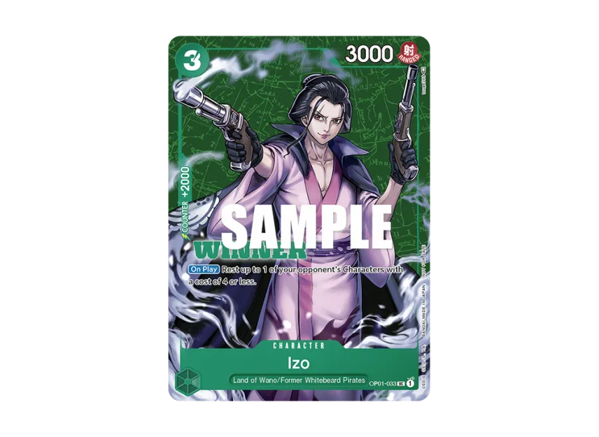 Izo : Winner UC [OP01-033] [EN] (Promotional Card "Tournament Pack Vol.2 -Winner-")