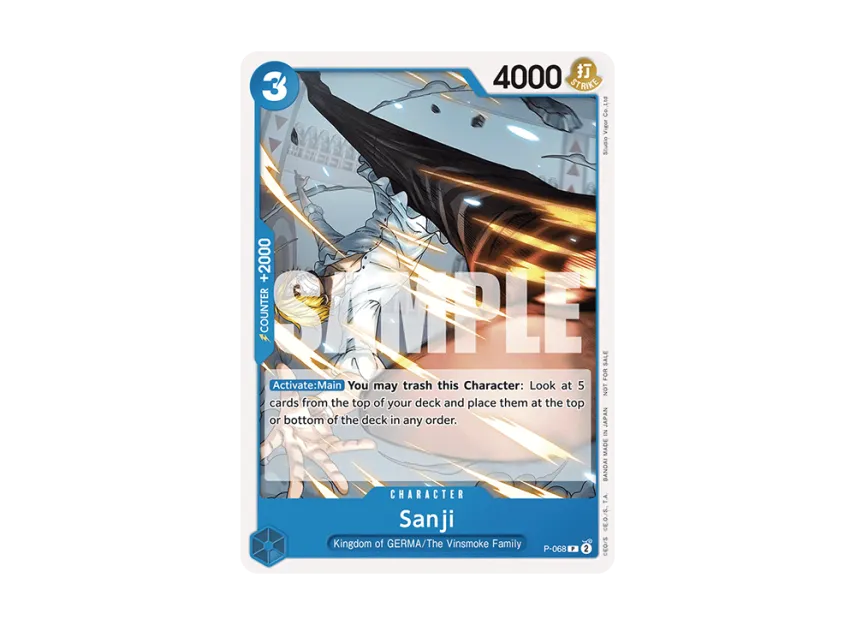 Sanji P [P-068] [EN] (Promotional Card "Pirates Party Vol.7")