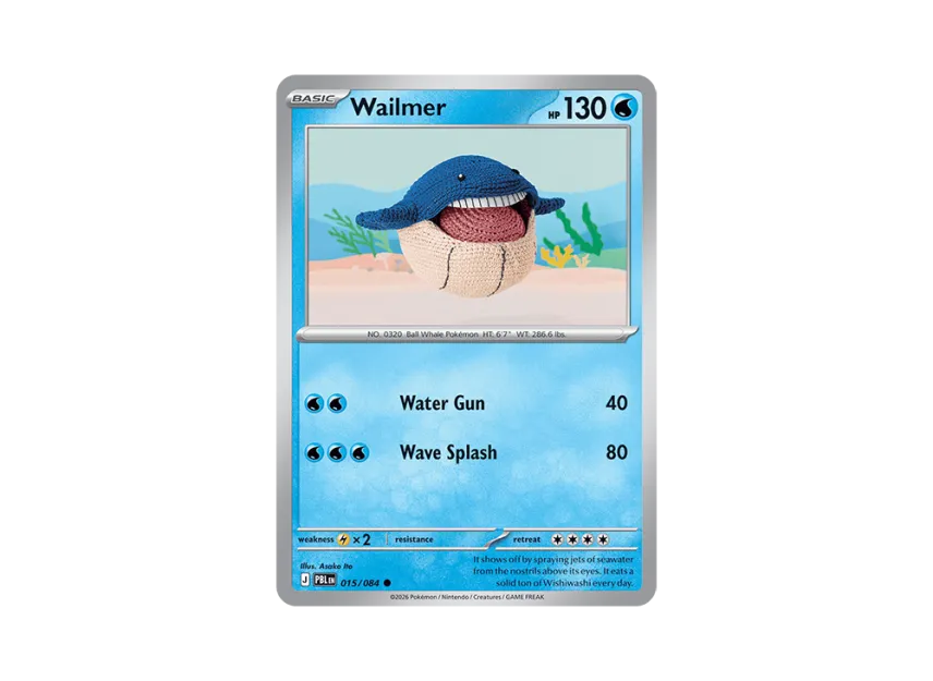 Wailmer C [PBL 015/084] [EN] (Mega Evolution "Pitch Black Booster Display Box")