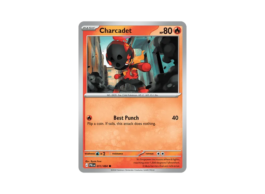 Charcadet C [PBL 011/084] [EN] (Mega Evolution "Pitch Black Booster Display Box")