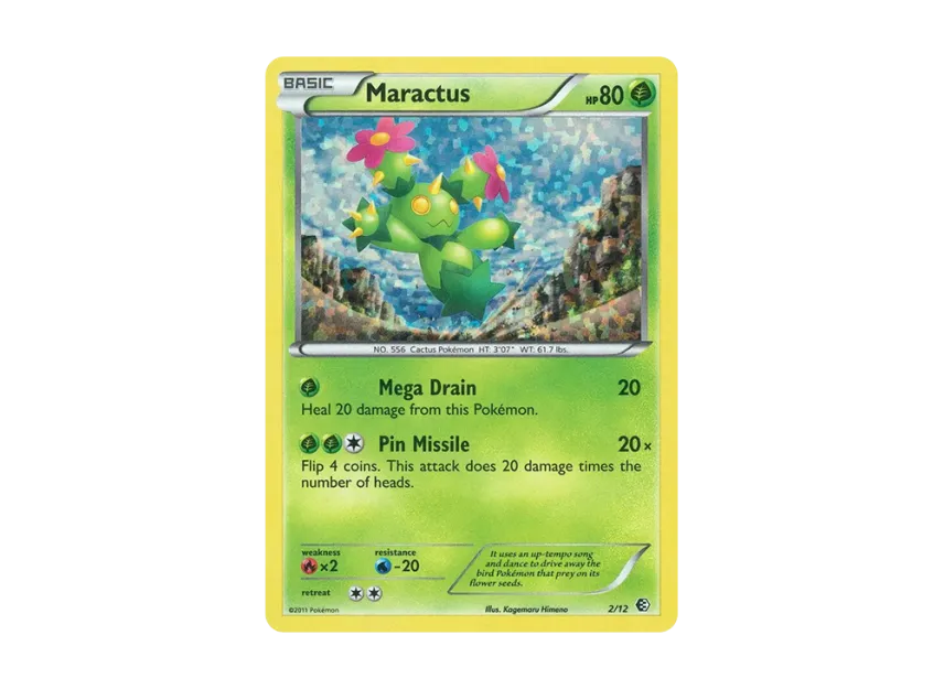 Maractus : Holo [12-MCDONALD-S-COLLECTION-2011 2/12] (Black & White "McDonald's Collection 2011")