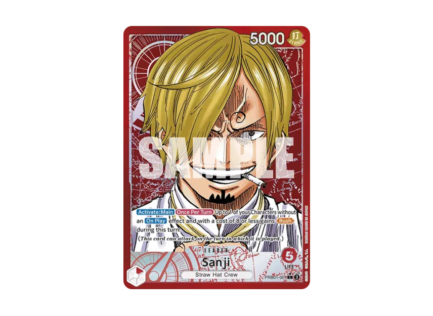 Sanji L-P [PRB01-001] [EN] (Premium Booster "ONE PIECE CARD THE BEST")