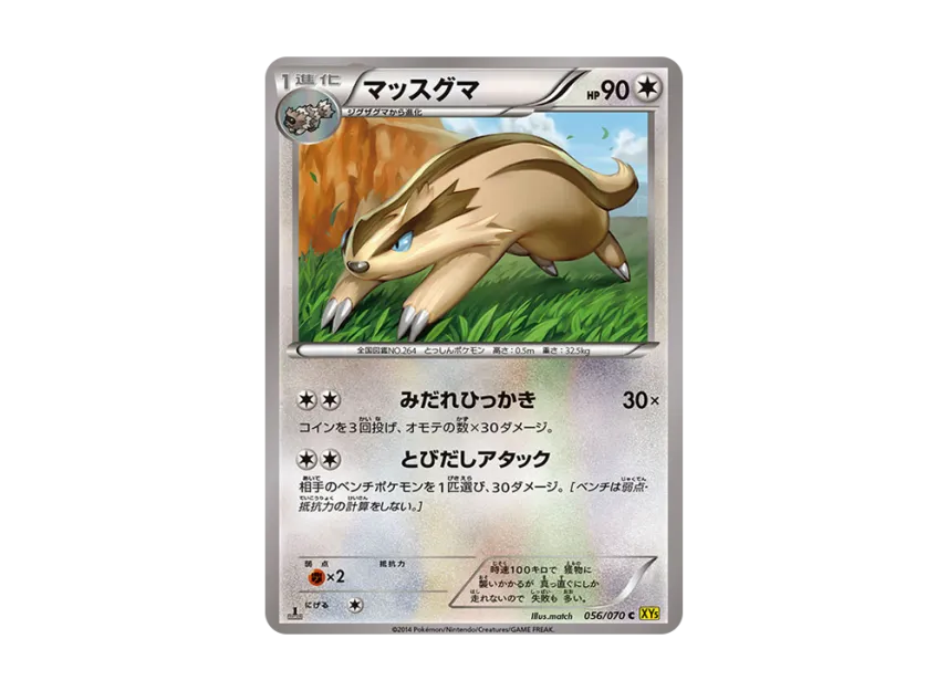 Linoone C : 1ED [XY5-GAIA-VOLCANO 056/070] (Expansion Pack "Gaia Volcano")