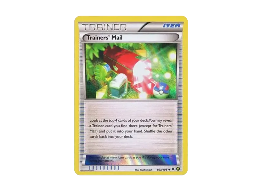 Trainers' Mail U [92A/108] (Promotional Card)