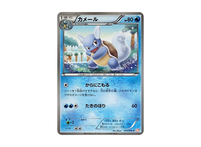 Wartortle C [BW6-COLD-FLARE 013/059] (Expansion Pack "Cold Flare")