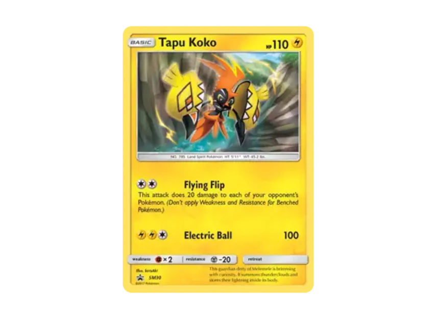 Tapu Koko P [SM30a] (Sun & Moon "Promotional Card")
