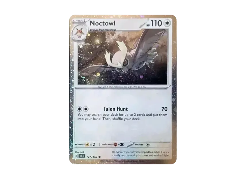 Noctowl C : Holo [TEF 127/162] [EN] (Promotional Card)