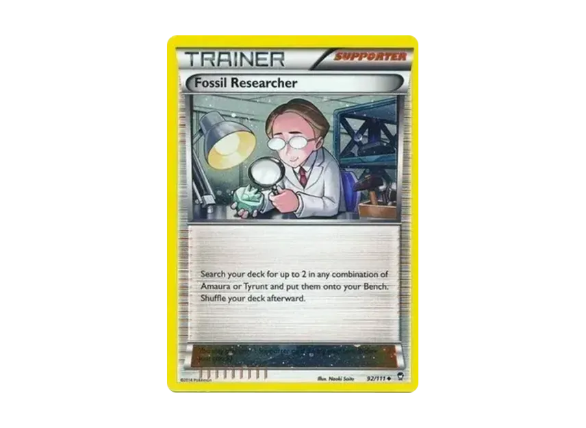 Fossil Researcher U : Holo [111-PROMOTIONAL-CARD 92/111] (Promotional Card)