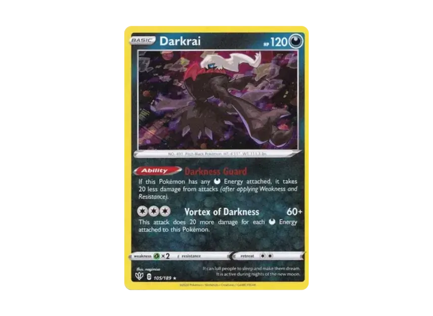 Darkrai R : Holo [189-PROMOTIONAL-CARD 105/189] (Promotional Card)