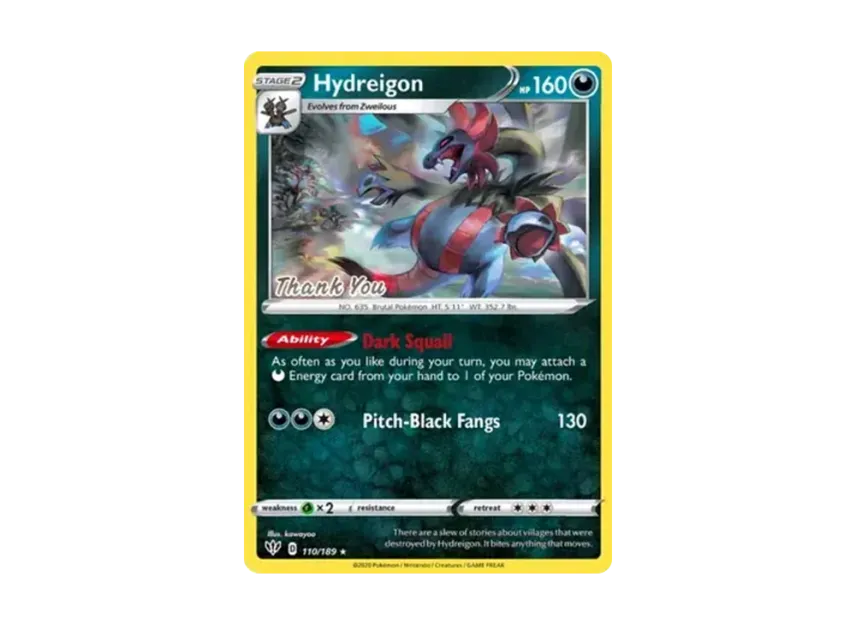 Hydreigon R [189-PROMOTIONAL-CARD 110/189] (Promotional Card)