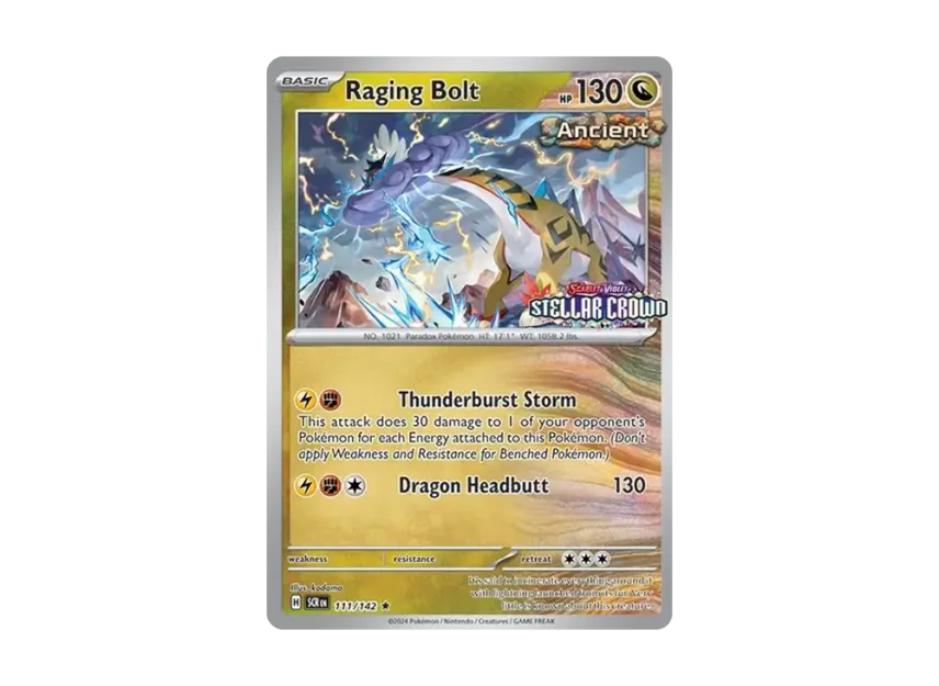 Raging Bolt R : Holo [SCR 111/142] [EN] (Promotional Card)
