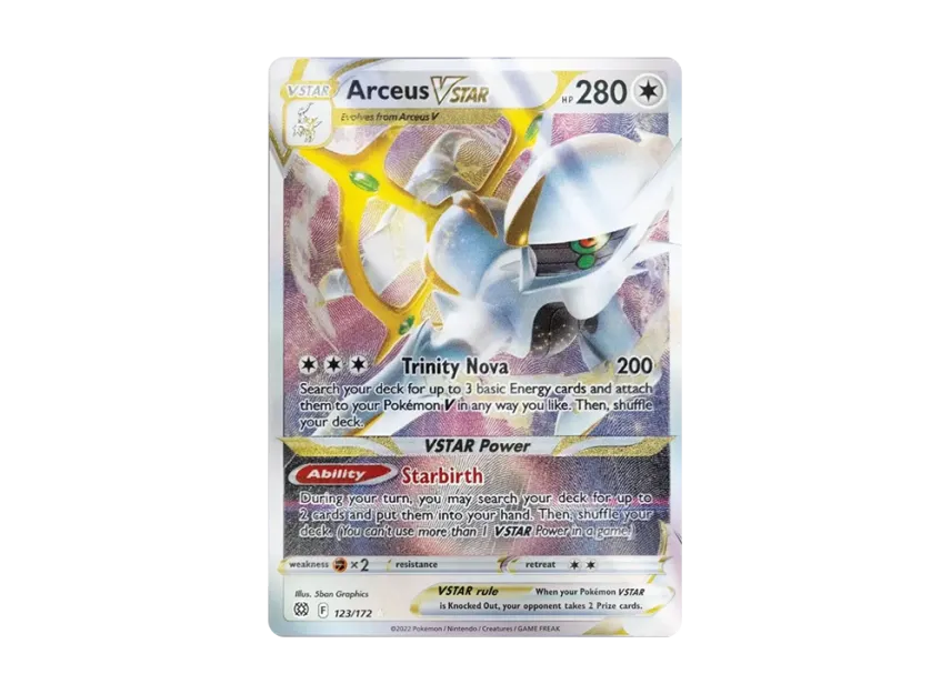 Arceus VSTAR UR : Metal Card [172-PROMOTIONAL-CARD 123/172] (Promotional Card)
