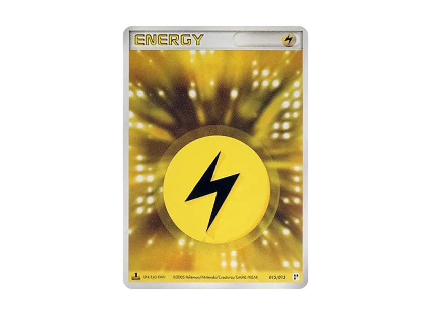 Lightning Energy : 1ED [PCG-TYPE-UNIT-LIGHTNING 015/015] (Quick Construction Pack "Type Unit: Lightning")