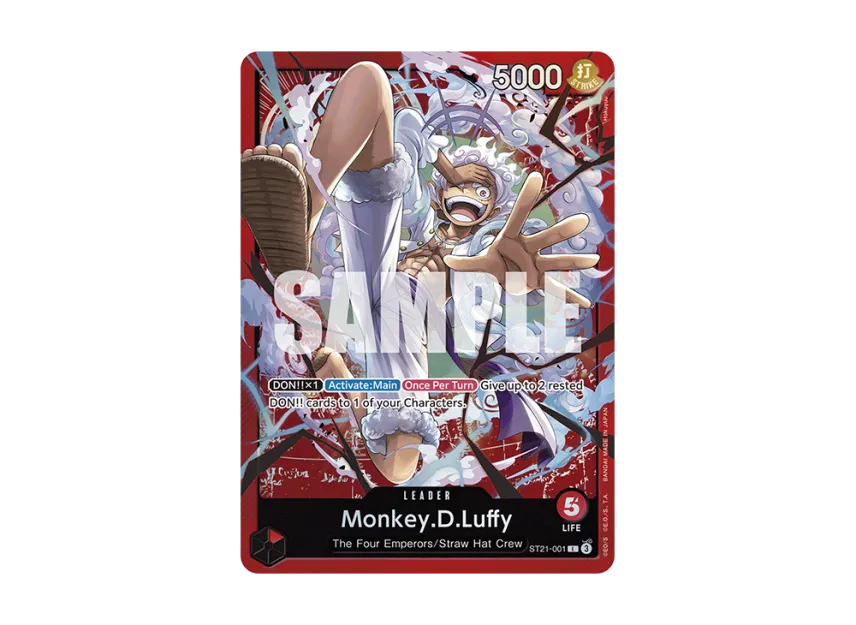 Monkey.D.Luffy L [ST21-001] [EN] (Starter Deck EX "Gear 5")