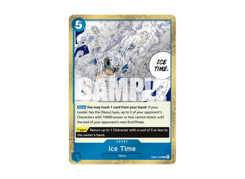 Ice Time R [EB04-028] [EN] (Booster Pack "THE AZURE SEA'S SEVEN")
