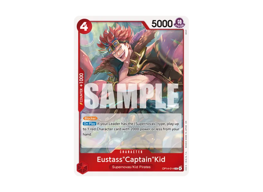 Eustass"Captain"Kid R [OP14-014] [EN] (Booster Pack "THE AZURE SEA'S SEVEN")