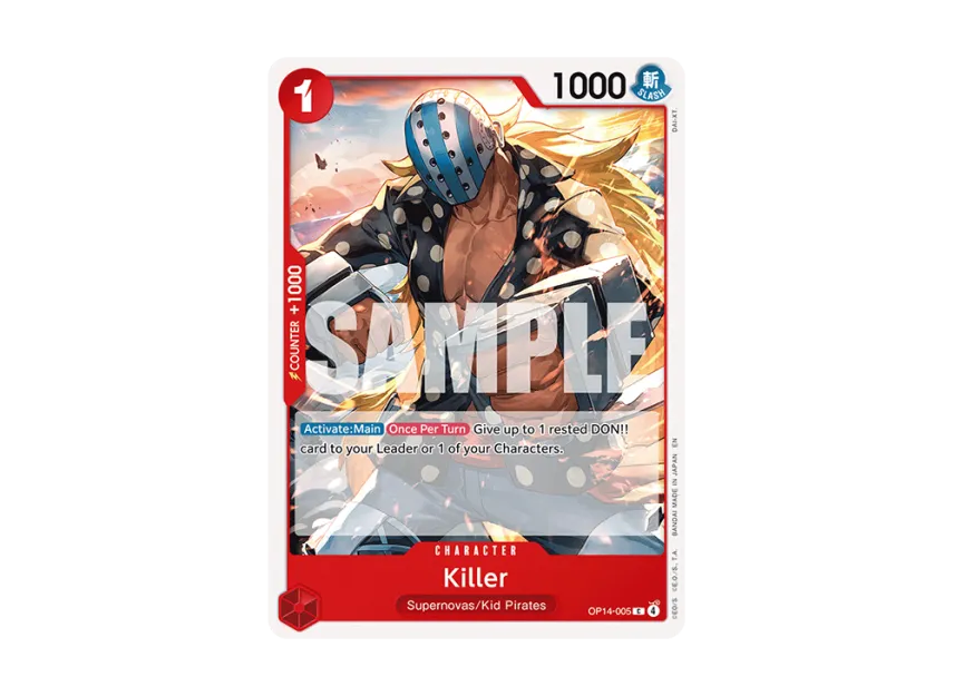 Killer C [OP14-005] [EN] (Booster Pack "THE AZURE SEA'S SEVEN")