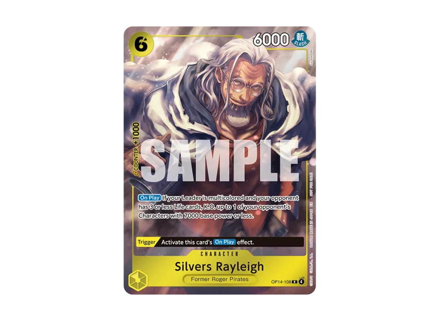 Silvers Rayleigh R [OP14-108] [EN] (Promotional Card "THE AZURE SEA’S SEVEN Dash Pack")