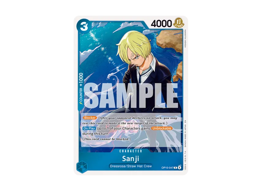 Sanji R [OP15-047] [EN] (Booster Pack "ADVENTURE ON KAMI’S ISLAND")